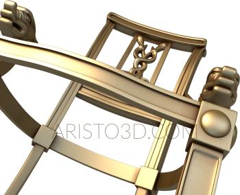 Chair (STUL_0049) 3D model for CNC machine